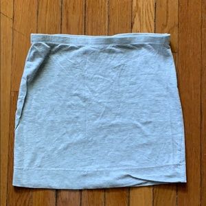Grey H&M Basics Skirt